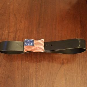 08:03- 3/$25 American Flag Buckled Belt - Bundle Only